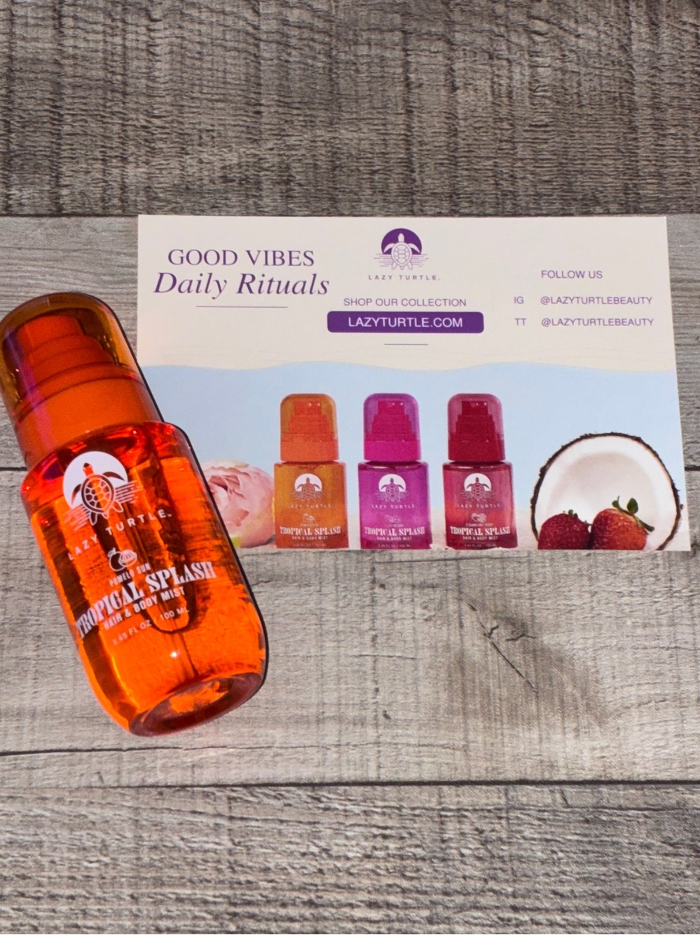 Lazy Turtle Tropical Splash Hair & Body Mist